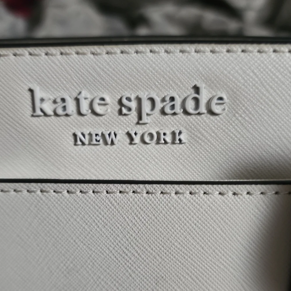 Kate Spade Optic White Cameron Satchel Normcore Neutral Rare Vintage Minimalist - Picture 3 of 10